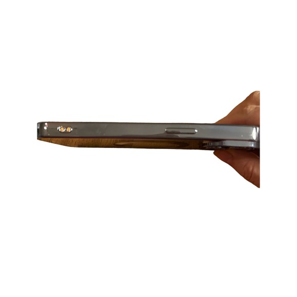 Blue Glitter IPhone 13 snap on case magnetic suction and lens covers - Picture 4 of 4